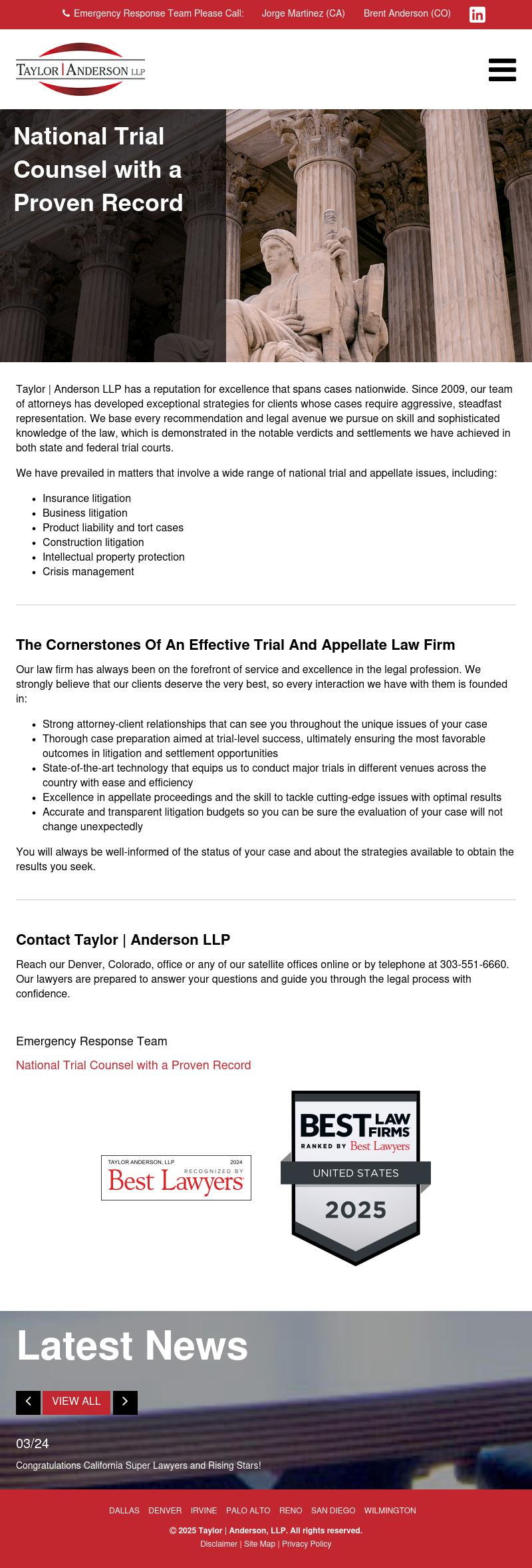 Taylor | Anderson, LLP - Denver CO Lawyers